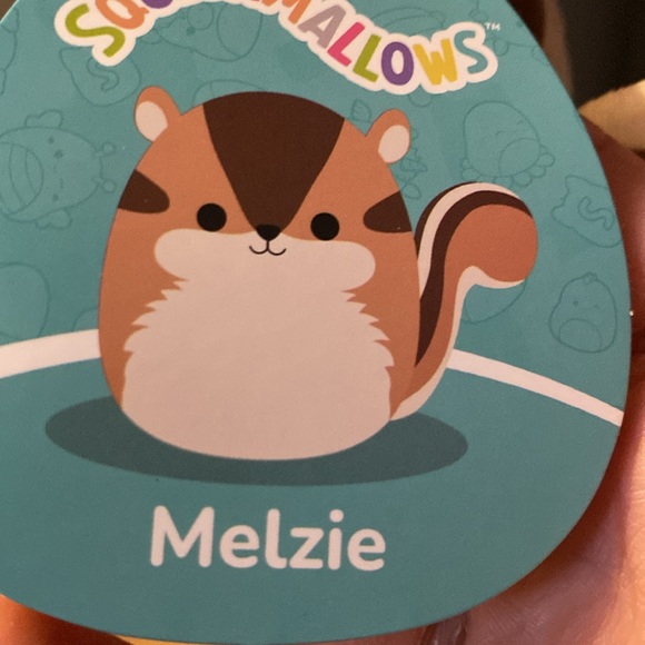 BRAND NEW SQUISHMALLOW CLIP 3.5” NAMED MELZIE THE CHIPMUNK! NWT. YEAR 2023. - Picture 7 of 8